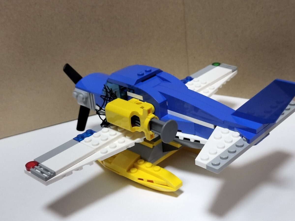 送料無料即決希望 レゴブロック LEGO シテ 60175 川岸の大ドロボウの水上飛行機とパイロット ミニフィグ ネットシューター 希少の画像6