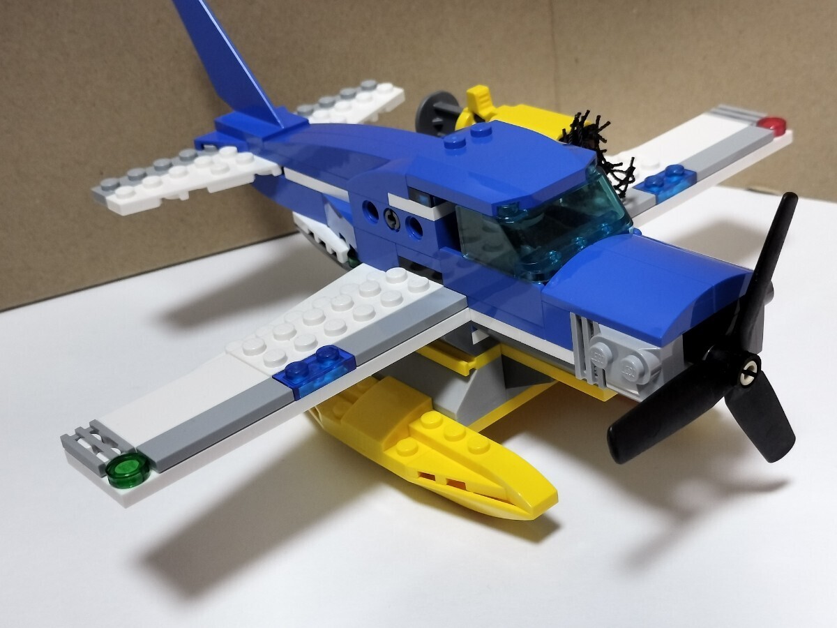 送料無料即決希望　レゴブロック　LEGO シテ　60175　川岸の大ドロボウの水上飛行機とパイロット　ミニフィグ　ネットシューター　希少_画像8