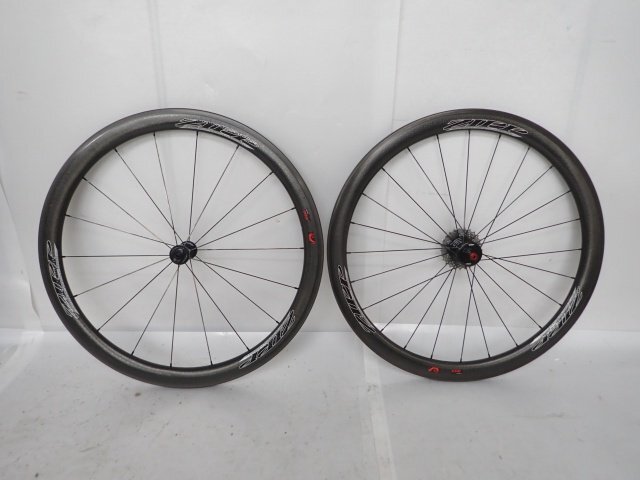 ZIPP Firecrest 303 カーボンホイール ペア チューブレス ファイアクレスト SHIMANO DURA-ACE CS-7900 10sスプロケ付き △ 6DF13-1の画像2