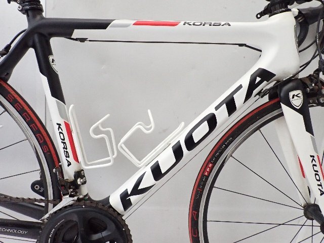 KUOTA クオータ KORSA ロードバイク 2014年モデル Mサイズ SHIMANO 105 2×11s ホワイト 配送/来店引取可 ∩ 6DD2F-1の画像3