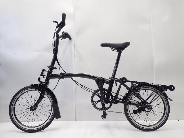 【公道未走行】 BROMPTON C-LINE 折り畳み自転車 ミニベロ マットブラック 2024年モデル M6L 配送/来店引取可 ブロンプトン ① ∩ 6DFA2-1の画像2