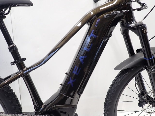 [ без пробега ] Panasonic Panasonic e-MOUNTAINBIKE XEALT M5 BE-GM51SB 360 размер экстерьер 12 уровень 27.5 дюймовый рассылка / приход в магазин самовывоз возможно ∩ 6DFCE-2