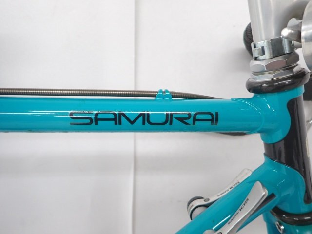 【希少】SHOGUN SAMURAI 国産クロモリロードバイク/ジュニアサイズ ショーグン TANGE シマノ shimano 105 1050系 6速 △ 6DF4C-3の画像4