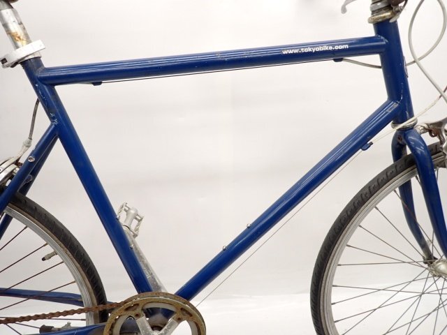 TOKYOBIKE トーキョーバイク クロモリクロスバイク Acera 1x8s サイズ53cm ブルー 26型 配送/来店引取可 □ 6D81A-1の画像3