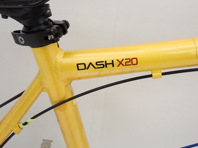 DAHON ダホン 折畳ロード/フォールディングバイク Dash X20 2015年頃モデル 20インチ Lサイズ 配送/来店引取可 ∽ 6DDE1-1の画像4