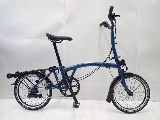 【公道未走行】 BROMPTON C-LINE 折り畳み自転車 ミニベロ オーシャンブルー 2024年モデル M6L 配送/来店引取可 ブロンプトン② ∩ 6DFA2-2の画像1