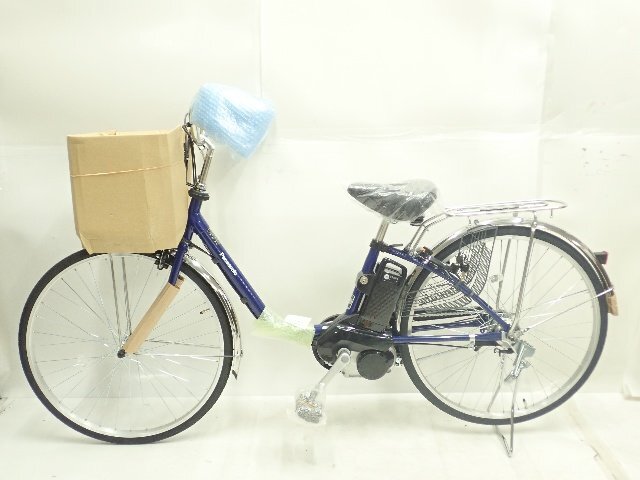 [ не использовался товар ]Panasonic Panasonic BE-FS632V велосипед с электроприводом Bb *SX 26 дюймовый solid темно-синий рассылка / приход в магазин самовывоз возможно ¶ 6E2CA-1