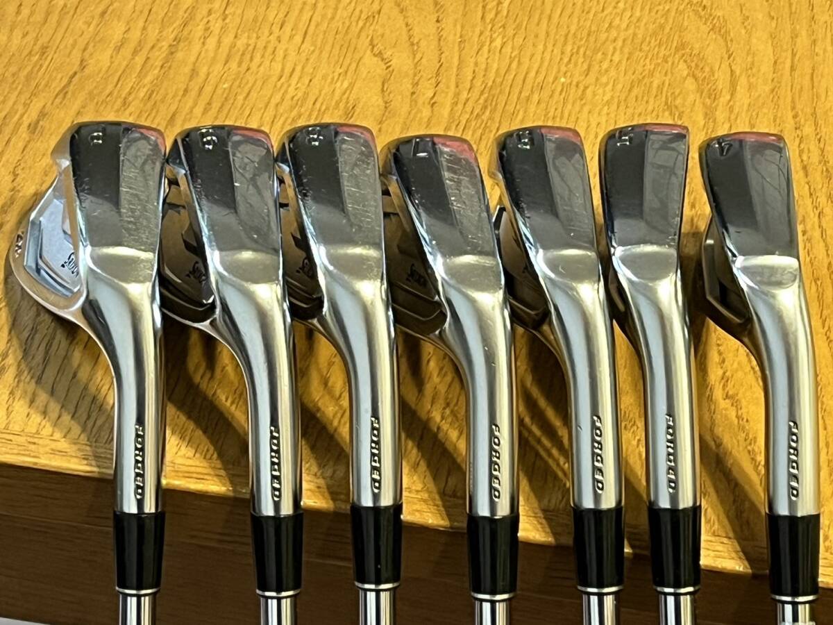 (中古)SRIXON ZX5 #4-PW 7本セット ダイナミックゴールド　DST　S200_画像8