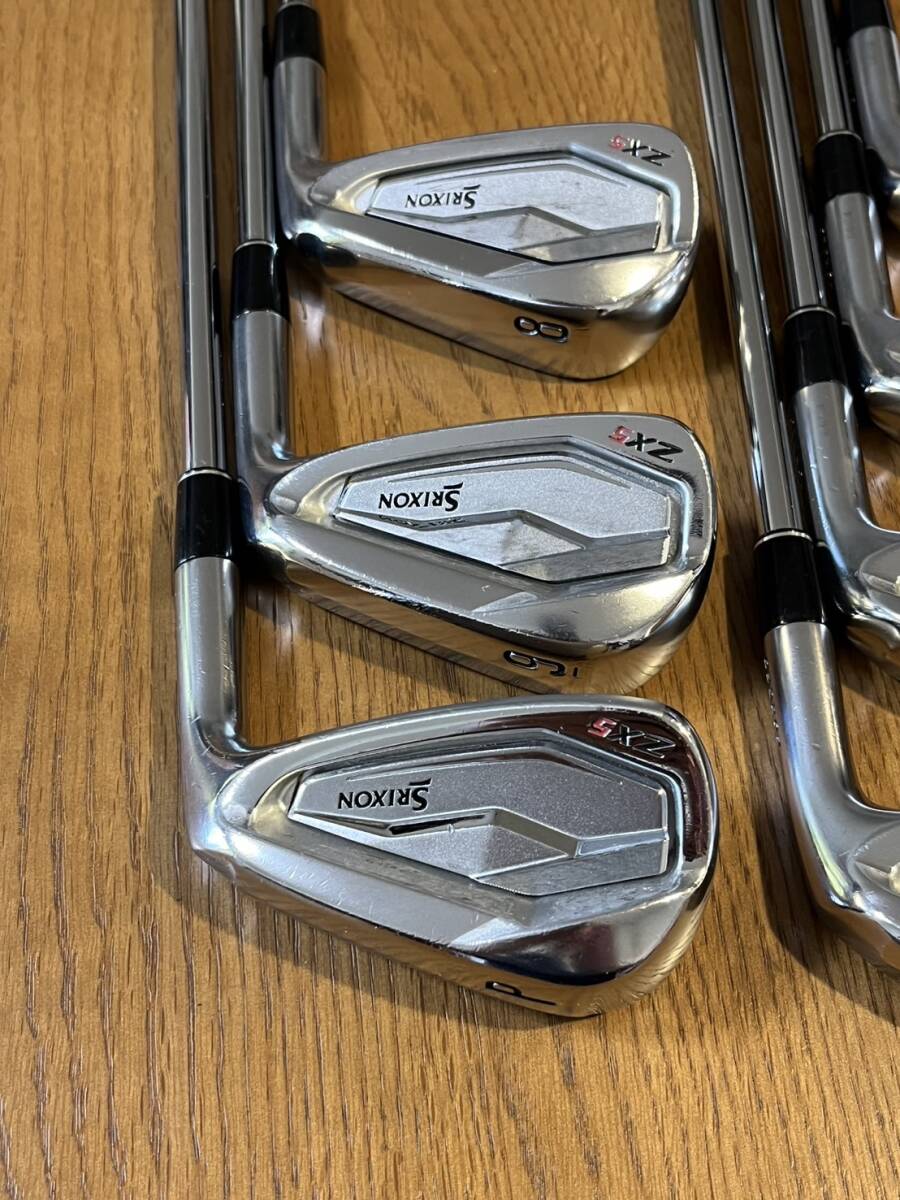 (中古)SRIXON ZX5 #4-PW 7本セット ダイナミックゴールド　DST　S200_画像2