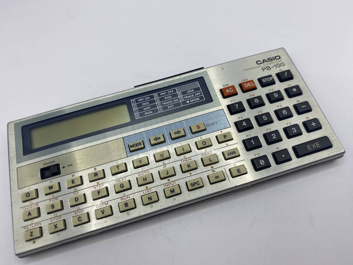 CASIO カシオ ポケットコンピューター PB-100 計算機 当時物 ポケコン 電卓 の画像2