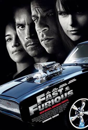 ほぼA4サイズ　ミニポスター写真　米国版　ワイルドスピード　ポールウォーカー　Fast and Furious　tempo-k0144_画像1