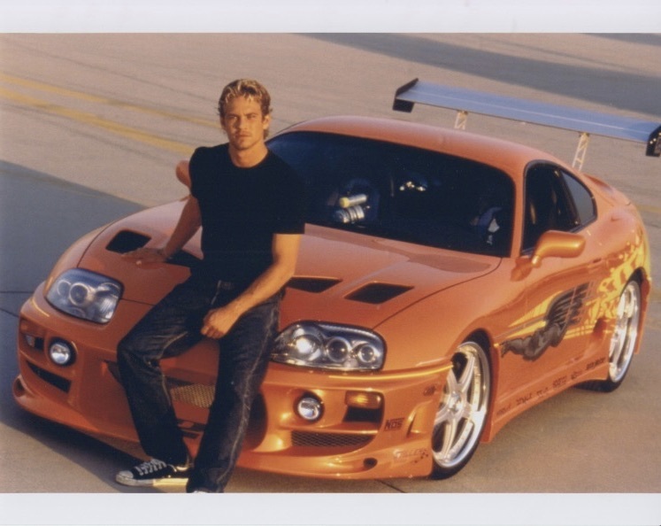 ワイルドスピード　ポールウォーカー　上下約1cmが白地です。Fast and Furious, Paul Walker 　輸入　写真　11306_画像1