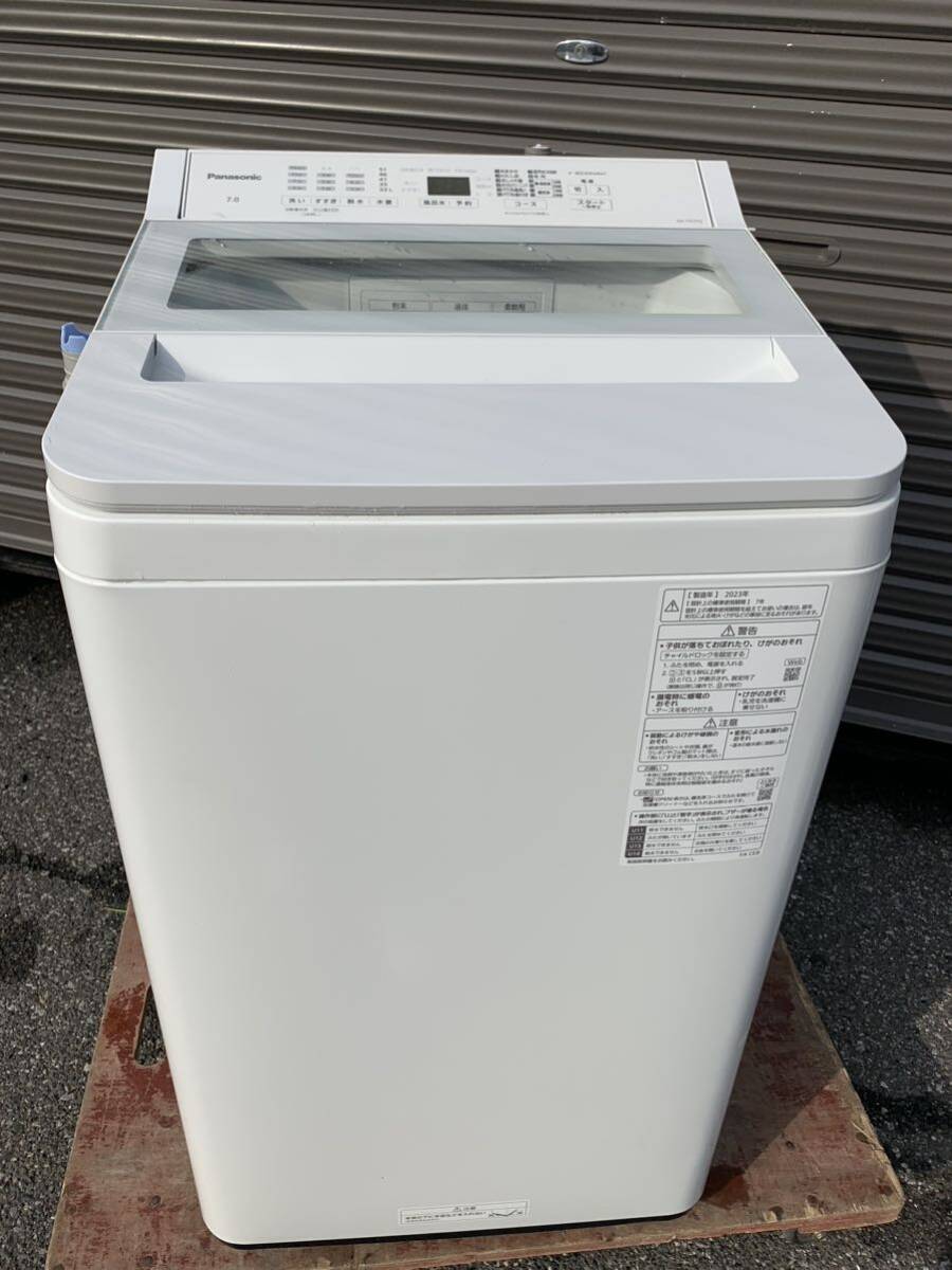【2023年製】 Panasonic パナソニック 全自動洗濯機 7.0kg NA-FA7HS ごの画像1