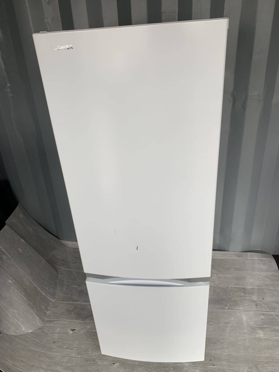 【2020年製】TOSHIBA 東芝 トウシバ ノンフロン冷凍冷蔵庫 2ドア GR-R17BS（W）170L ごの画像1