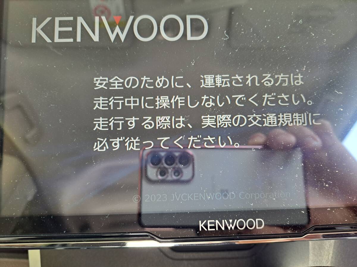 美品 MDV-M910HDF ケンウッド(KENWOOD) 9インチフローティング ナビ DVD/USB/CD/SD/BT 彩速ナビの画像4