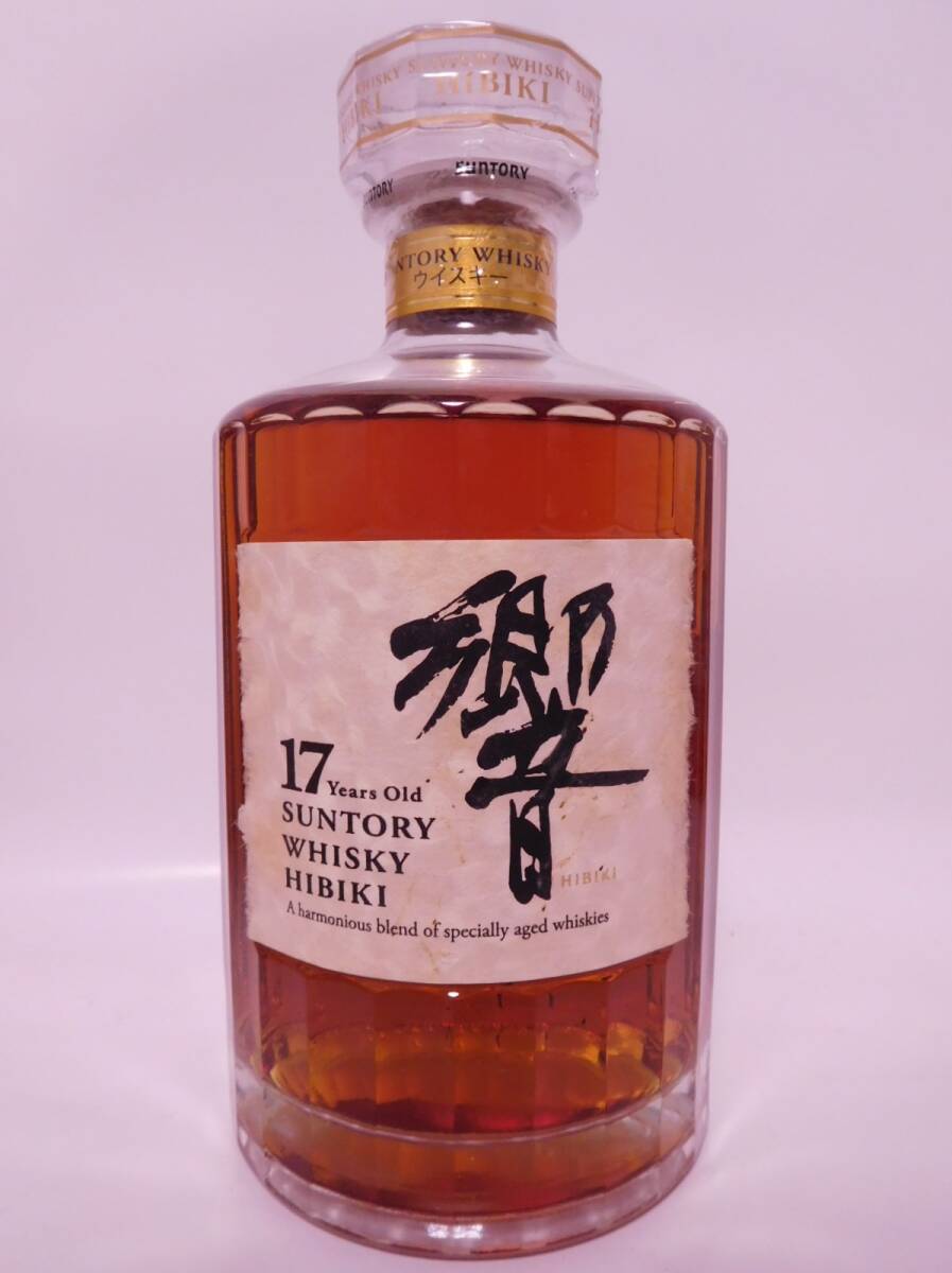 ★古酒☆ サントリー ウイスキー 響 17年 裏ゴールド 700ml 43% ☆送料無料☆ SUNTORY WHISKY HIBIKI aged 17 years ★の画像1