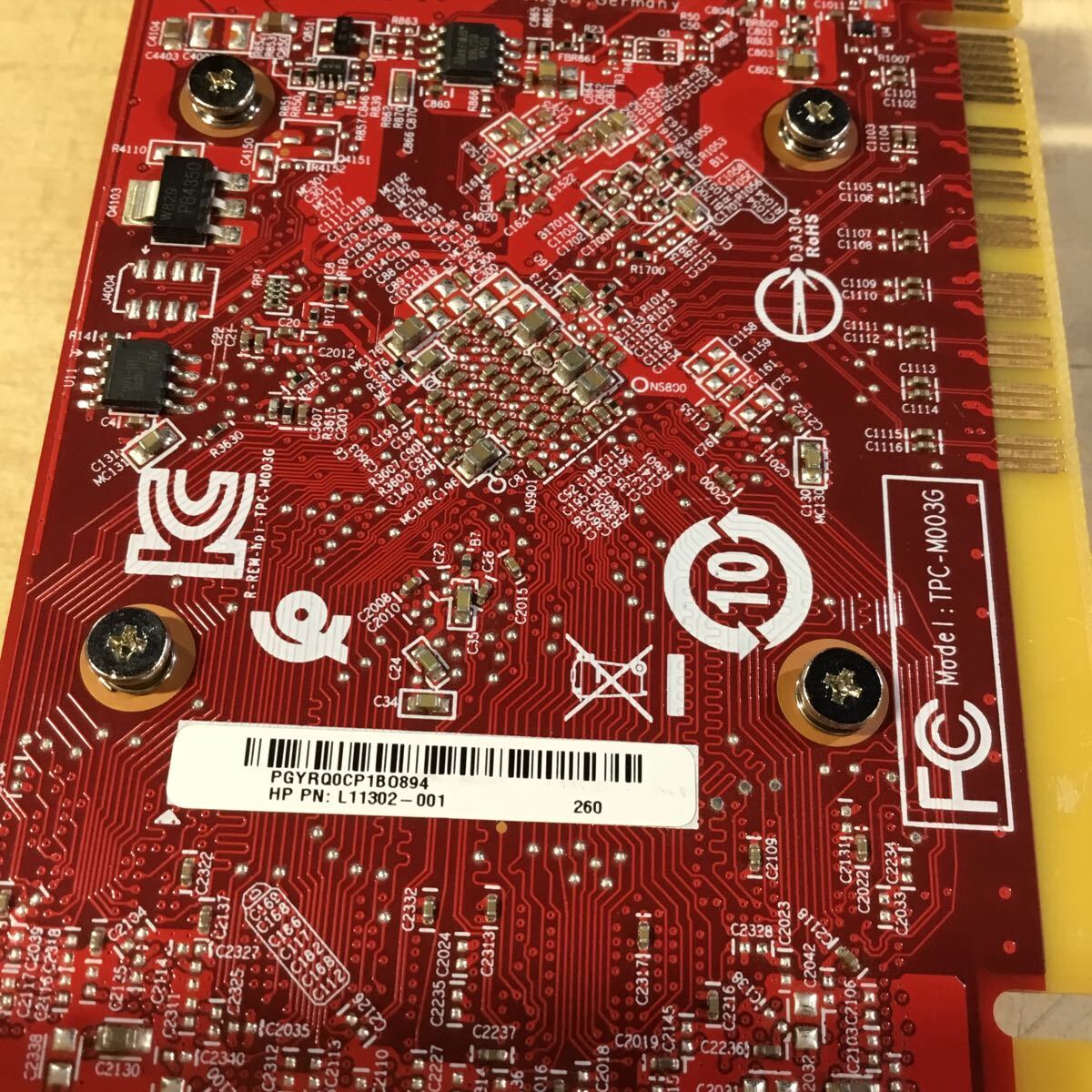 【送料無料】(041793C) HP AMD Radeon R7 430 2GB L11302-001 グラフィックボード 中古品 2台セット_画像5