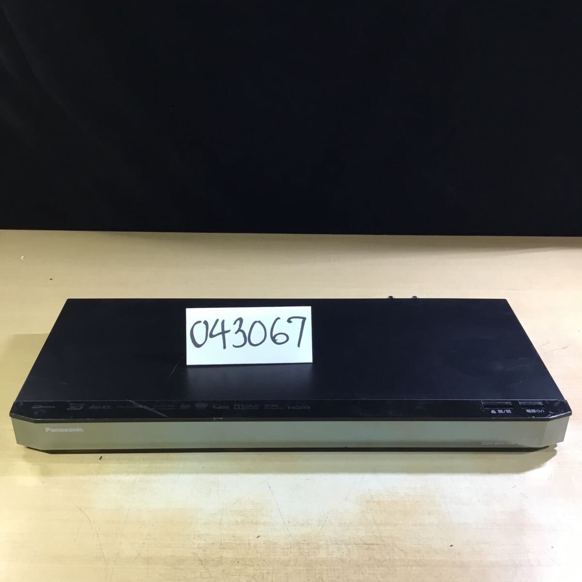【送料無料】(043067F) 2015年製 Panasonic DMR-BRW1000 ブルーレイディスクレコーダー ジャンク品の画像1