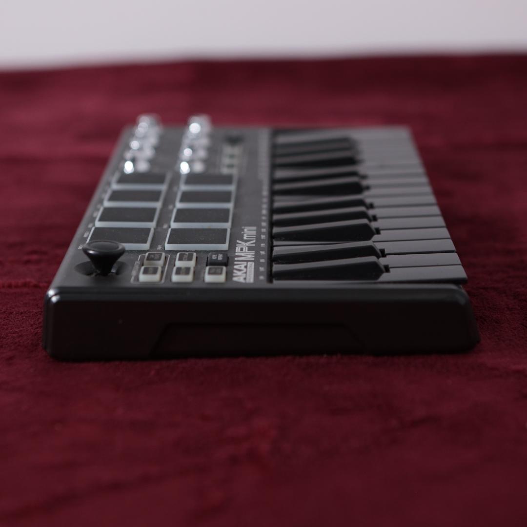 【7797】 AKAI MPK mini 黒鍵盤 MIDI キーボード アカイ_画像3