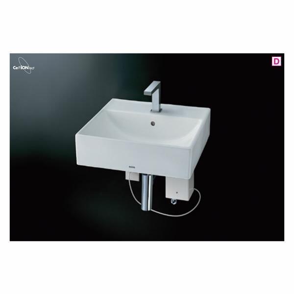 (JT2305)TOTO set product number [L710C#NW1+TLE25SS1A] wall hanging face washing vessel counter solid shape pcs attaching automatic faucet photograph . all 