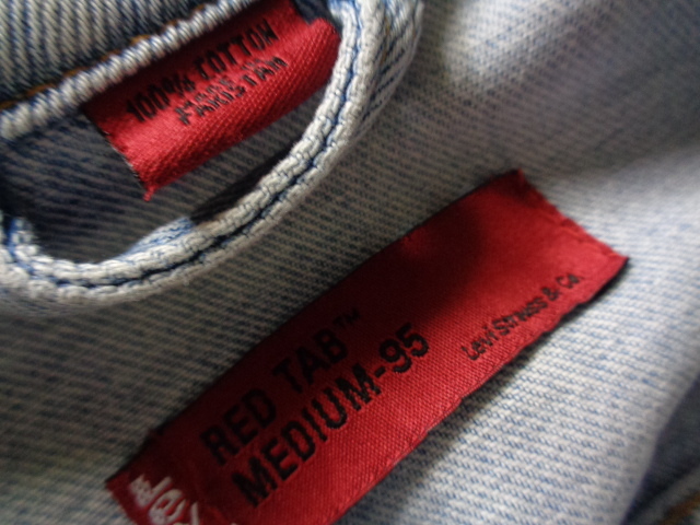 Levi's リーバイス RED TAB レッドタブ メンズ デニムジャケット ジージャン size M_画像7