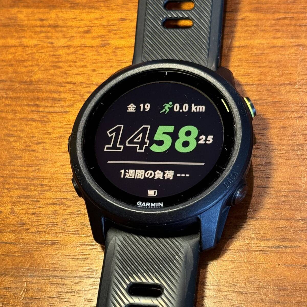 GARMIN ForeAthlete 745 ガーミン ランニングウォッチ Black ブラック _画像2