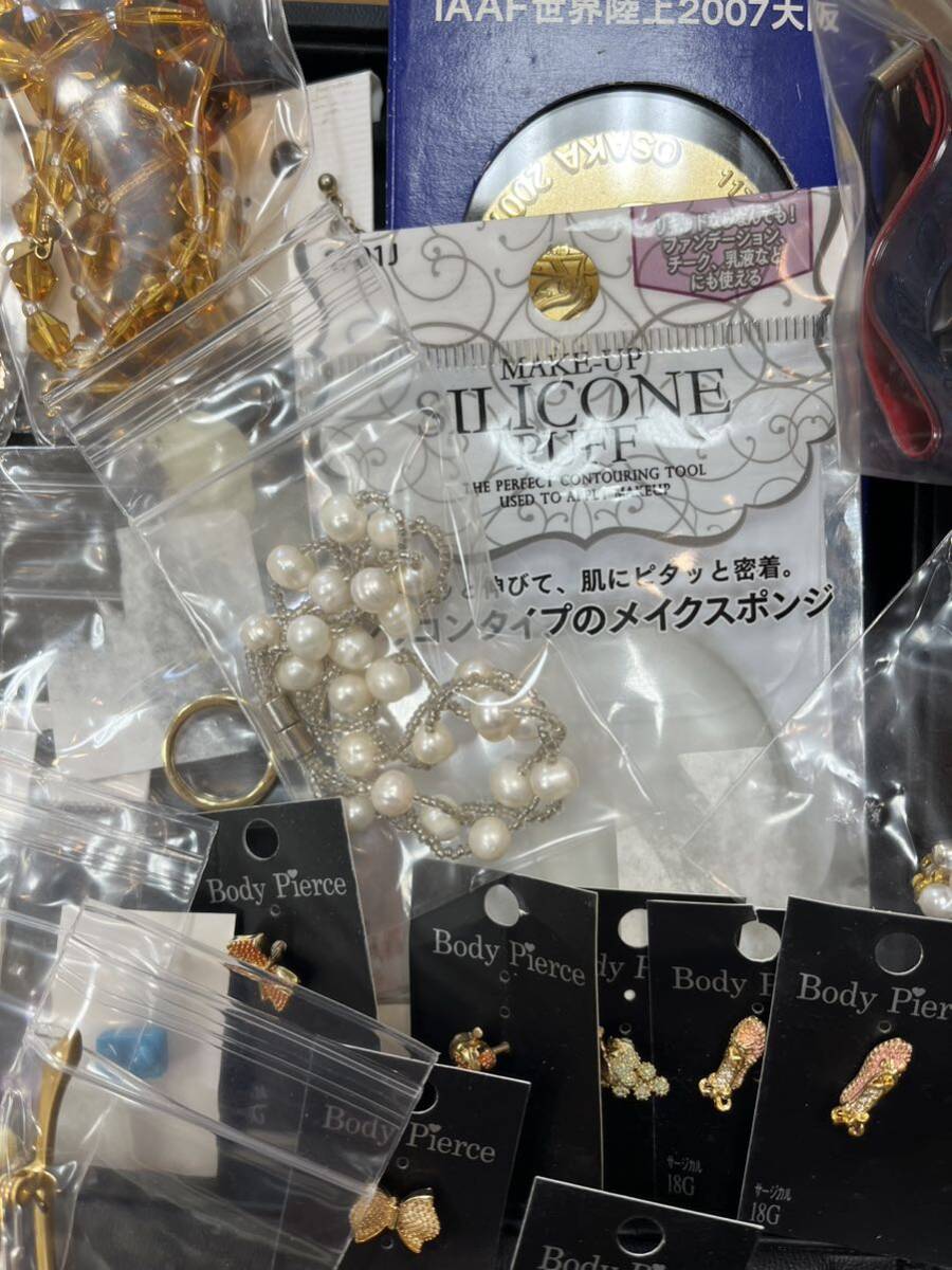 ゴールド ピアス ネックレス アクセサリー 素材 お買得品 イミテーション イヤリング メッキまとめの画像4