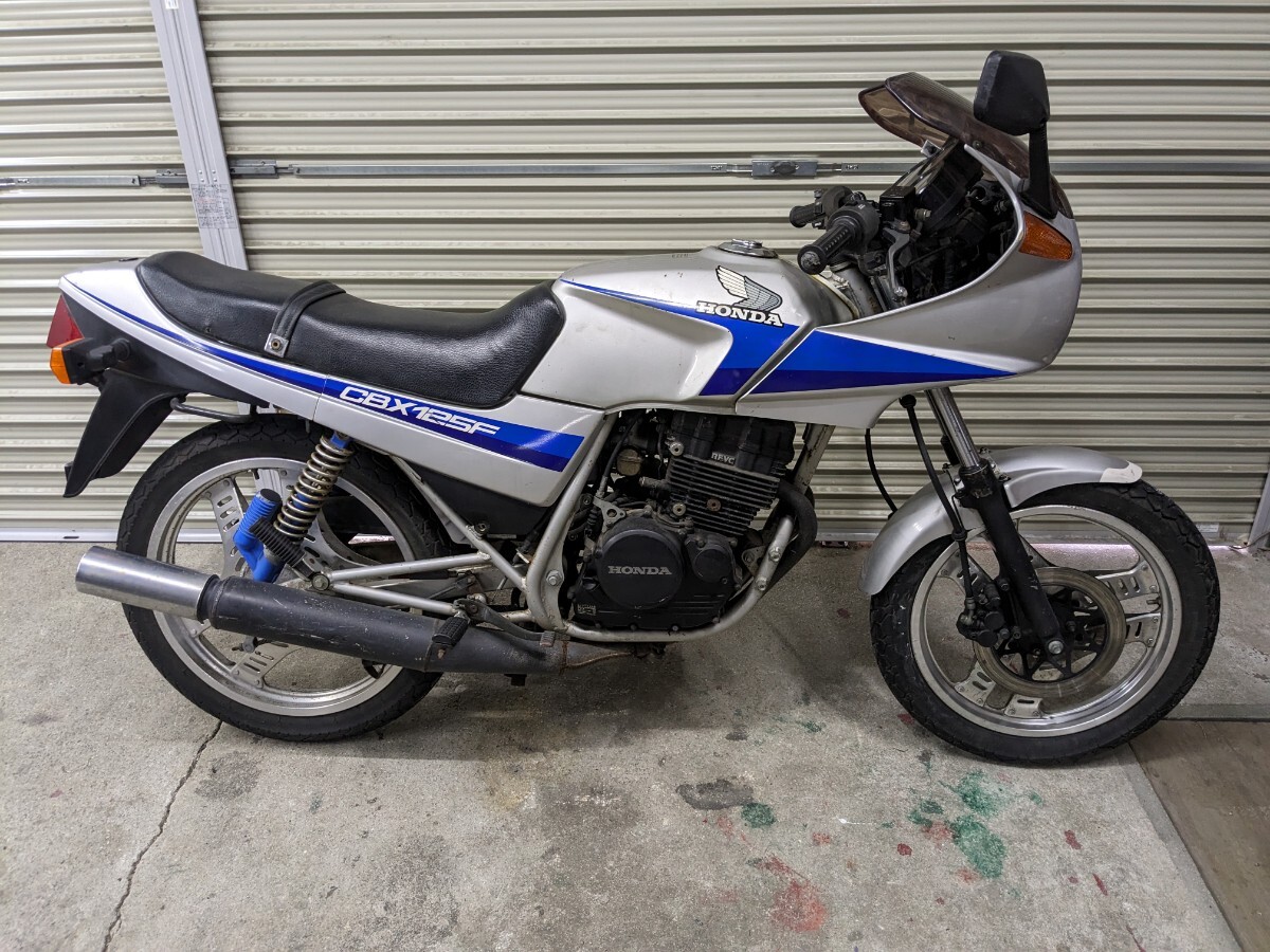 ホンダ　CBX125F JC1１ 初期型17馬力　 実働 　低走行994km　書類付き_画像7