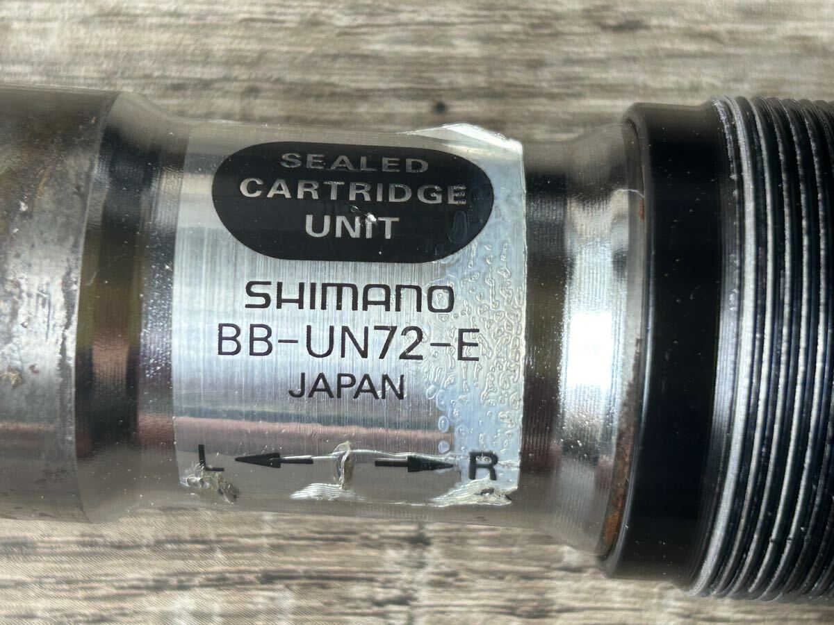 ★希少90s 回転良好 ★SHIMANO シマノ DEORE ディオーレ XT BB-UN72-E ★JIS ☆113㎜ ★OLD RARE品多数出品中 VINTAGE XTR LX互換の画像4