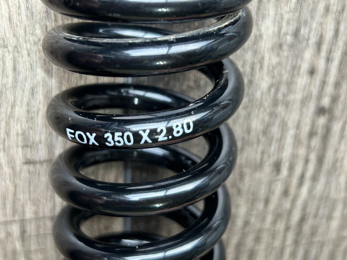 ★極美品 ★FOX フォックス USA ★COIL SPRING スプリング ★350x2.80 ★自由長：178㎜ ★VANILLA FLOAT等に ★OLD部品多数出品中 VINTAGEの画像2