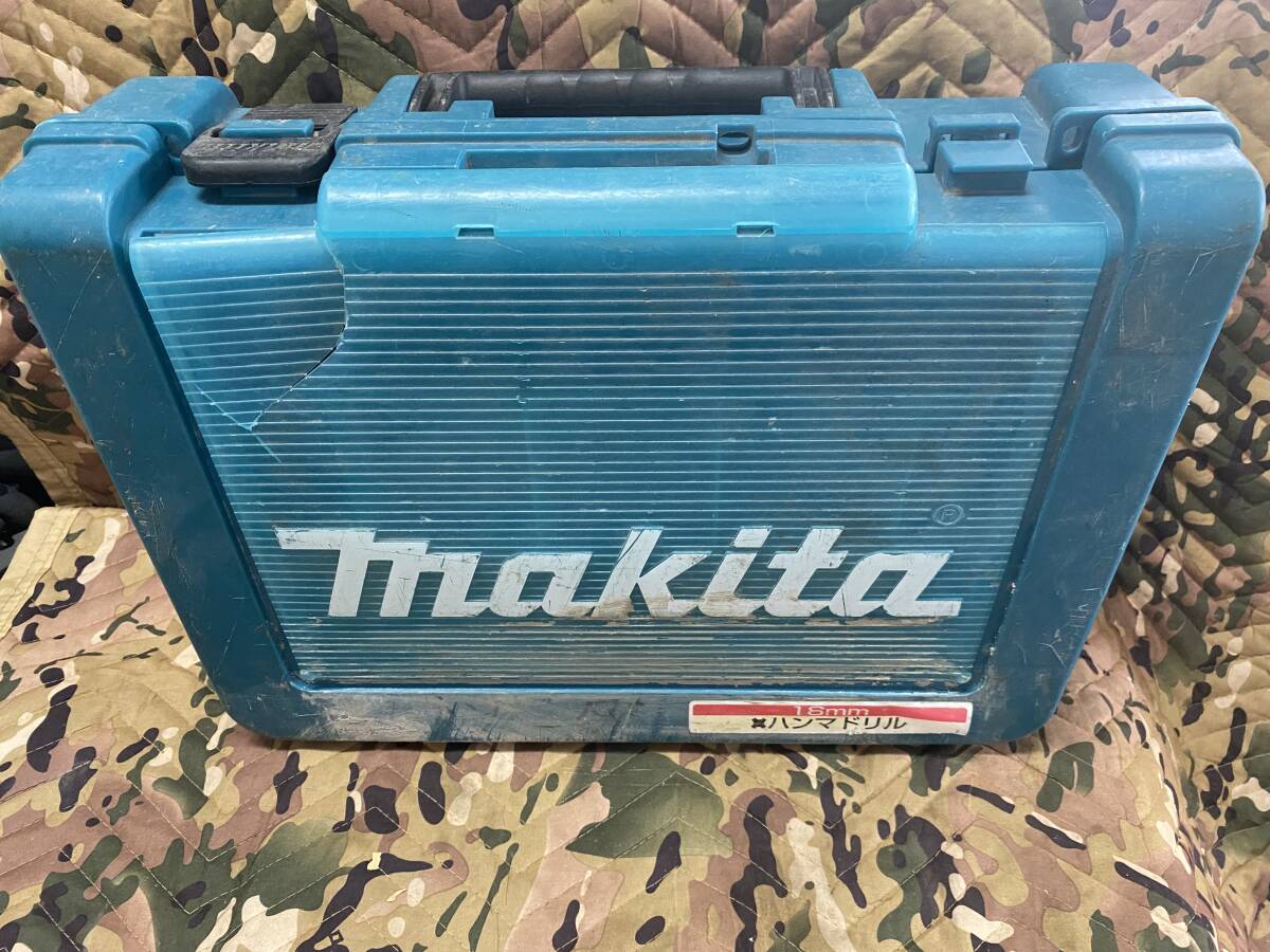 J4908 makita 18mmハンマドリル HR1830F マキタ ライトOK おまけビット付き 動作品_ケースフラップ片側なしプラわれあり