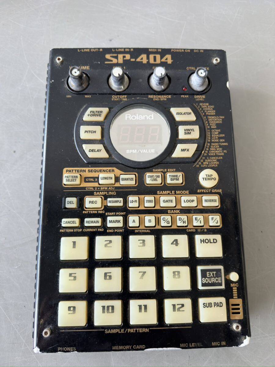 Roland ローランド コンパクト SP-404 音響機器 機材 ジャンクの画像2