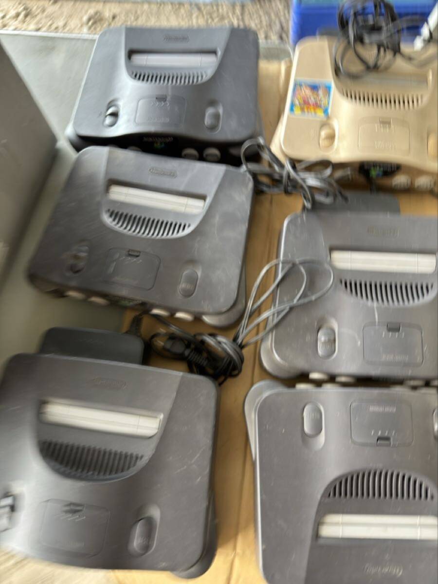 Nintendo 64 Nintendo 64 nintendo game machine NUS-001 body summarize 15 piece operation not yet verification 