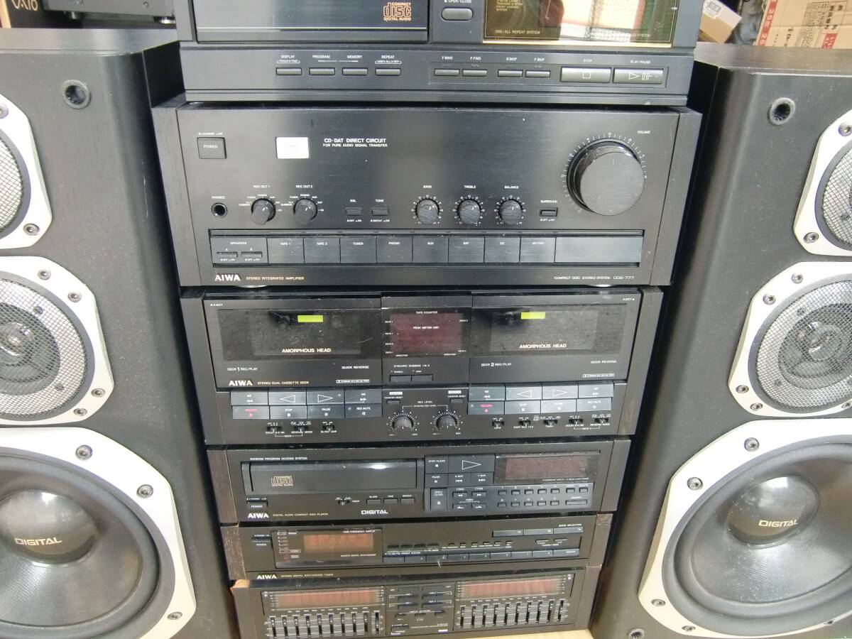 オンキー オーディオコンポ ７シリーズ通電確認 古い物です ジャンク扱いの画像2