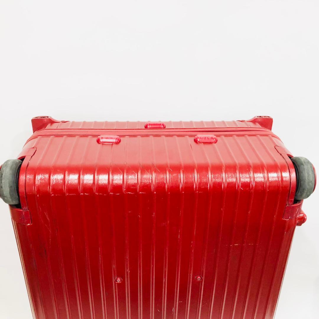 [A4396]RIMOWA Rimowa carry bag password type red travel bag Carry case suitcase atashe case 