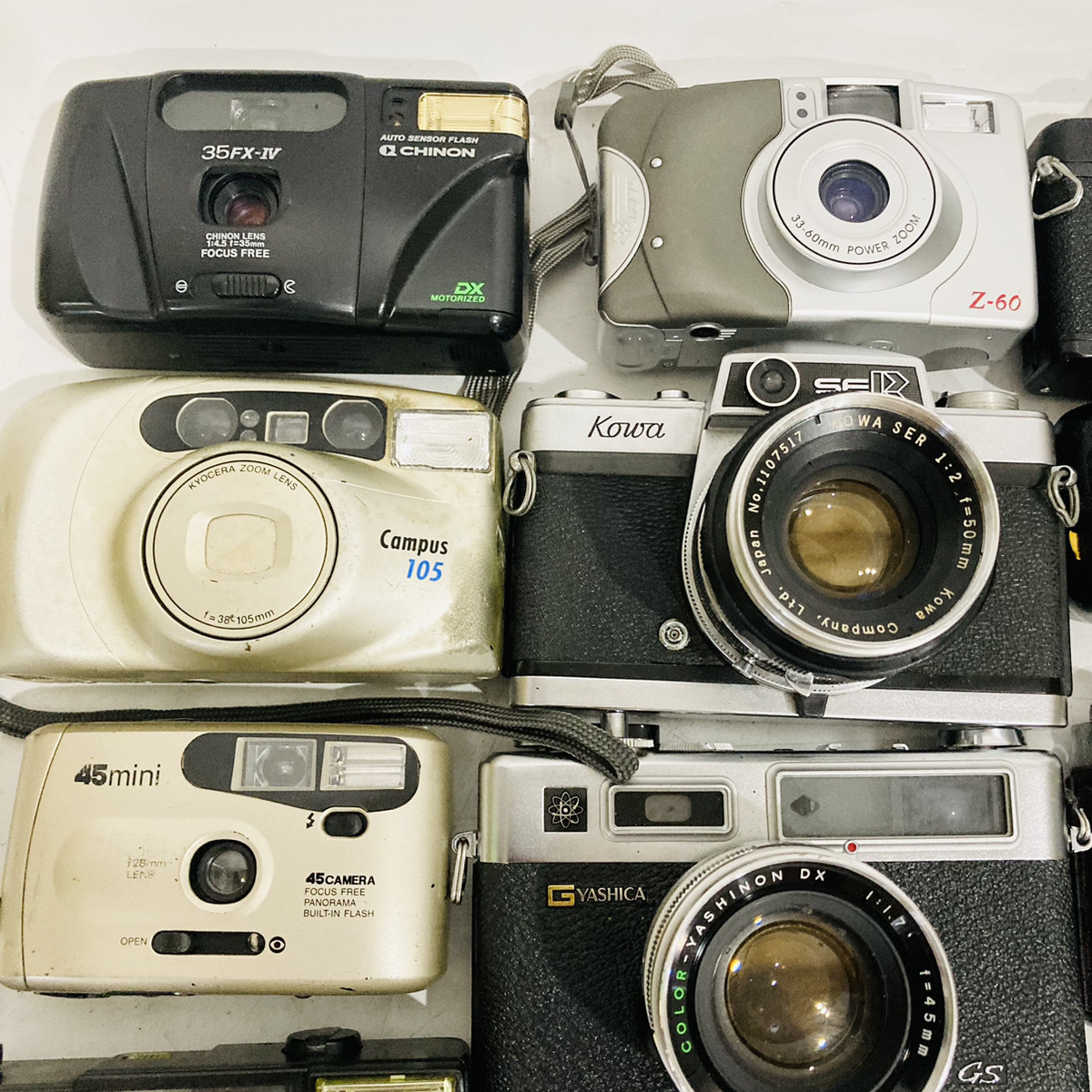 【R1304】各メーカー詰め合わせ フィルムカメラ コンパクトカメラ 大量 まとめ売り CHINON MINOLTA YASHICA KYOCERA PETRI kodak 他の画像2