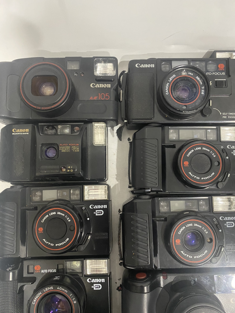 【R1306】Autoboy オートボーイ Canon キヤノン キャノン フィルムカメラ コンパクトカメラ 大量 まとめ売り AF35ML LITE 2 3 ZOOM の画像2