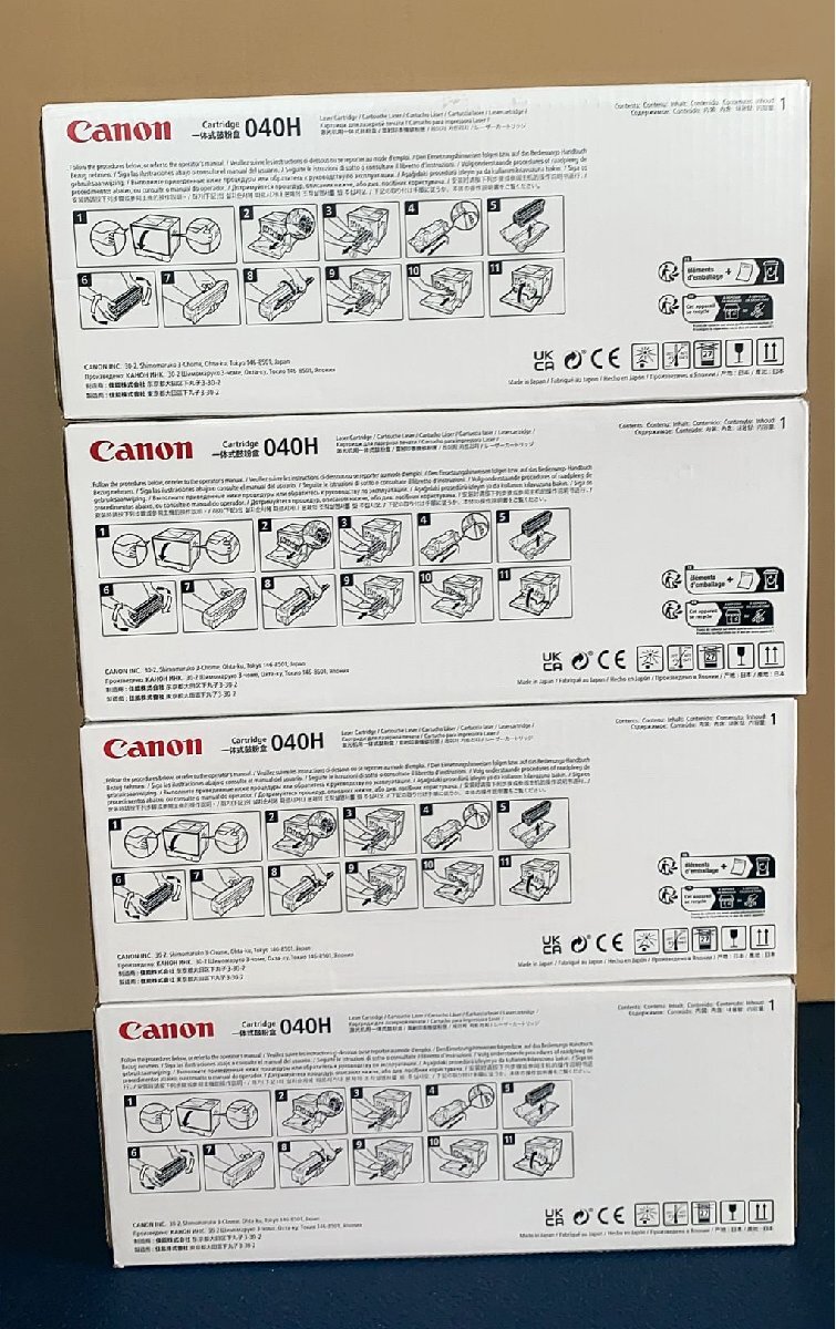 純正未開封未使用 040H★CANONトナーカートリッジCRG-040H 4色セット★LBP710Cシリーズ★T41227の画像4