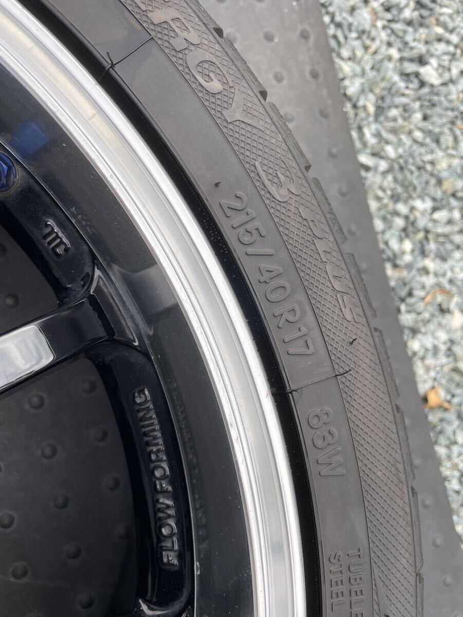 YOKOHAMA ADVAN rs-d 177.5 5 114.3 48 TOYO nanoenergy 3 plus 215/40r17の画像5