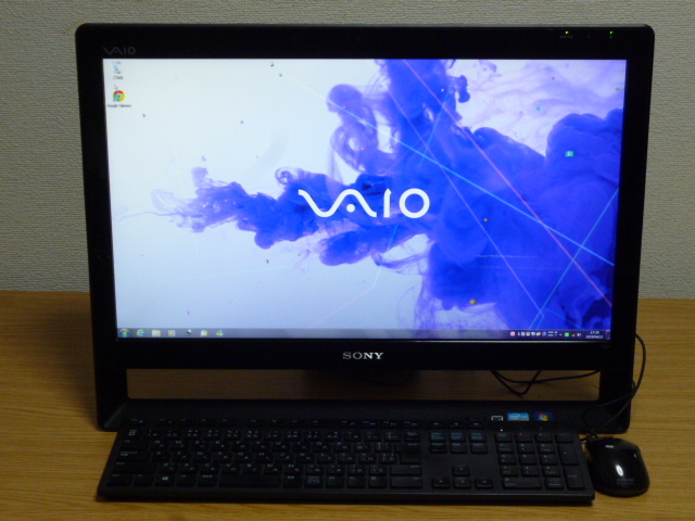 使用時間約24時間!! SONY VAIO PCG-11417N VPCJ248FJ 取り外しHDD 工場出荷状態Win7リカバリ済 Seagate ST500DM002 SATA600 500GB_この状態からの取り外しです