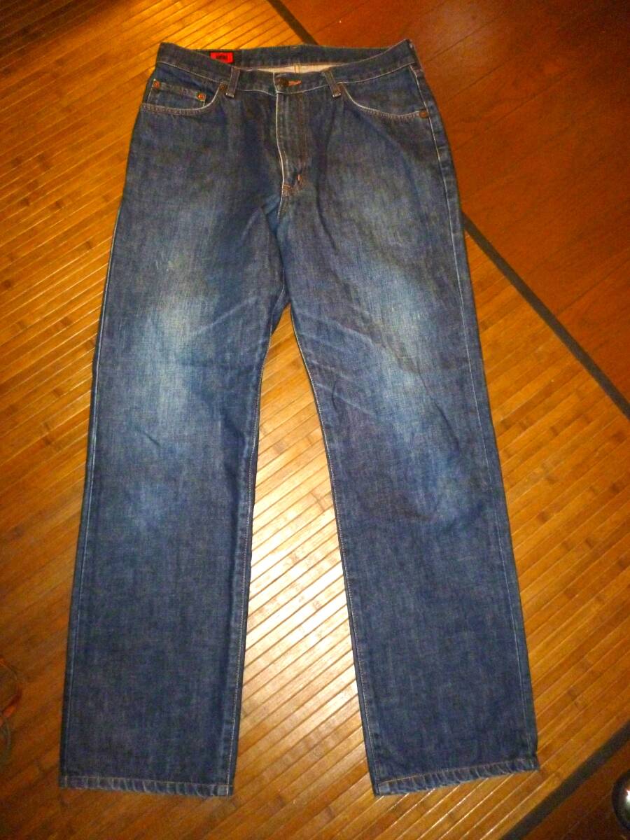 196-65*:EDWIN Edwin jeans strut 503 REGULAR ET-5094 ET29-1110 made in Japan size.35×33 color. indigo 