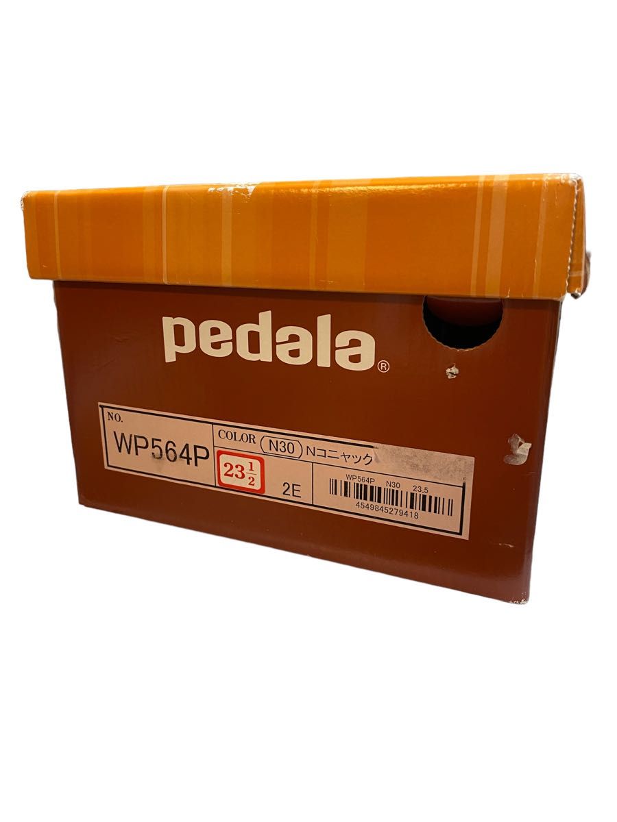 訳あり未使用品　pedala ペダラ　パンプス　サンダル　メタリック　23.5cm 