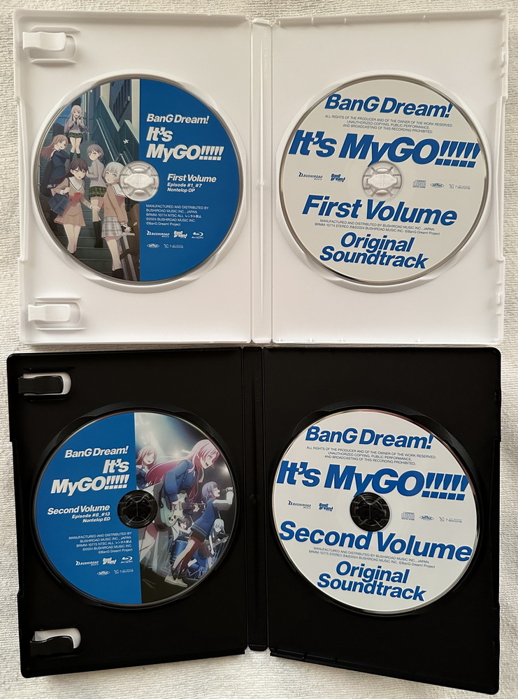 BanG Dream! It's MyGO!!!!! Blu-ray 上巻+下巻+収納BOX+CD 同時購入特典 羊宮妃那 愛美 佐倉綾音 櫻川めぐ バンドリ！ ブルーレイ Discの画像4