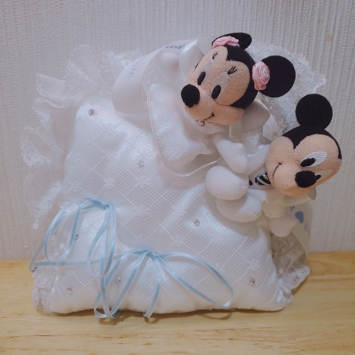 ウエディング リングピロー 指輪 結婚式 ミッキーマウス ミニー ディズニー