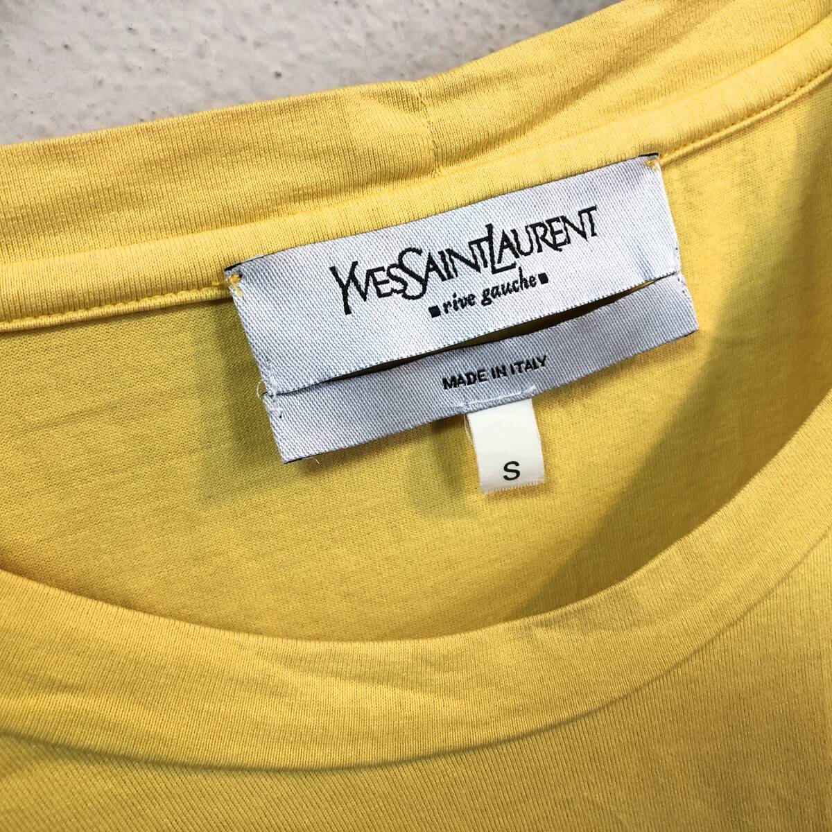 Yves Saint Laurent イヴ・サンローラン YSL Tシャツ メンズ 古着 S_画像3