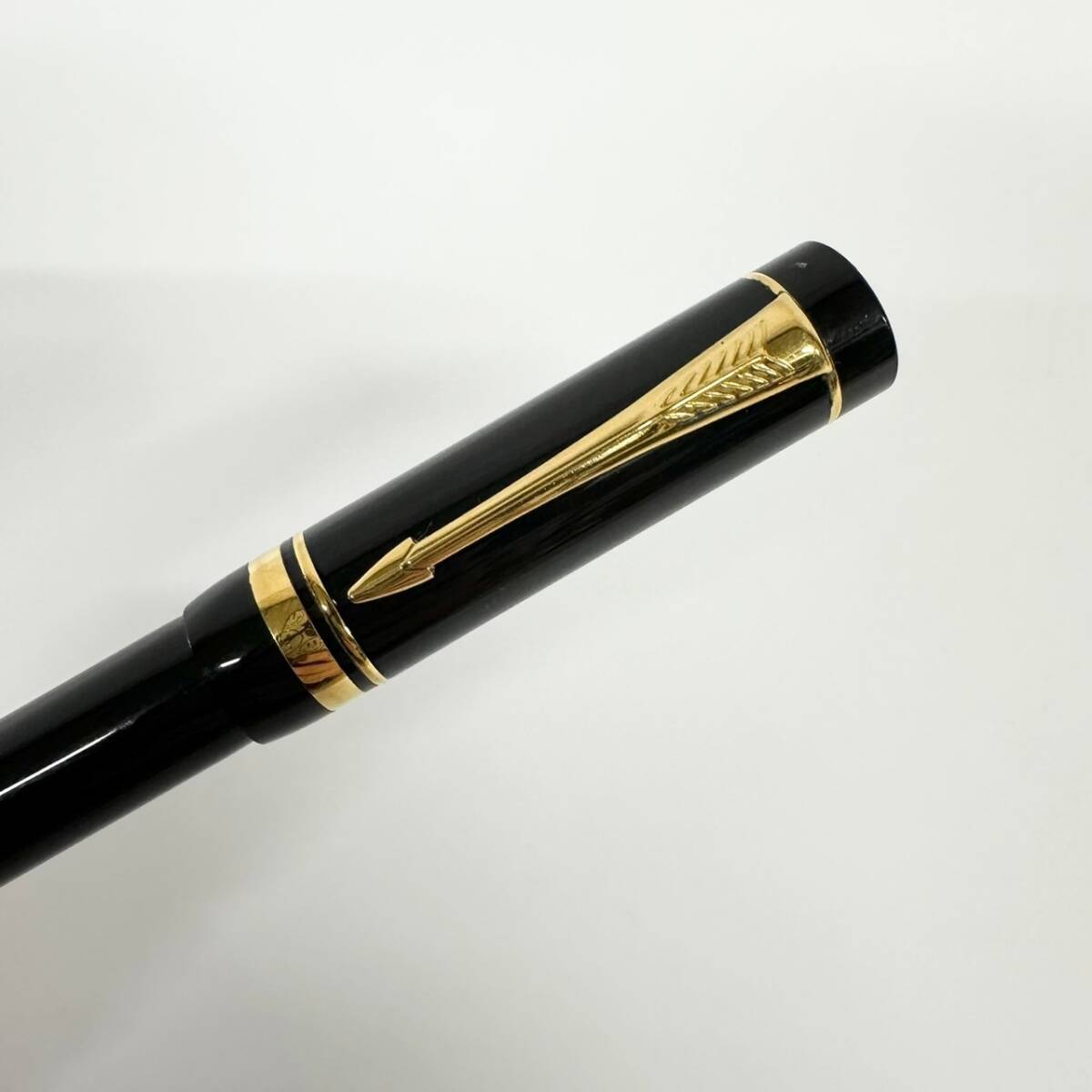 1円~【筆記未確認】PARKER パーカー Duofold デュオフォールド 万年筆 ペン先 18K 750 刻印いり 筆記用具 文房具 G180169_画像6