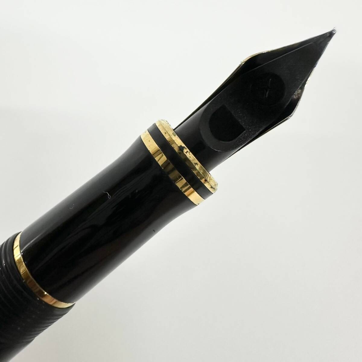 1円~【筆記未確認】PARKER パーカー Duofold デュオフォールド 万年筆 ペン先 18K 750 刻印いり 筆記用具 文房具 G180169_画像3