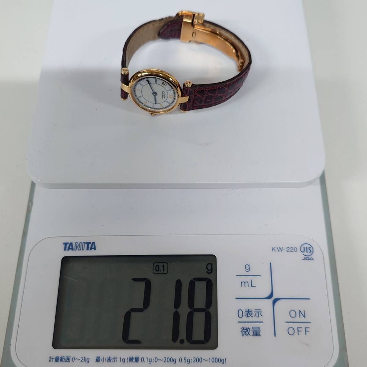 1円~【実動】カルティエ Cartier マストヴァンドーム 1851 クォーツ レディース腕時計 ホワイト文字盤 ラウンド SV925 純正ベルト G142816の画像9