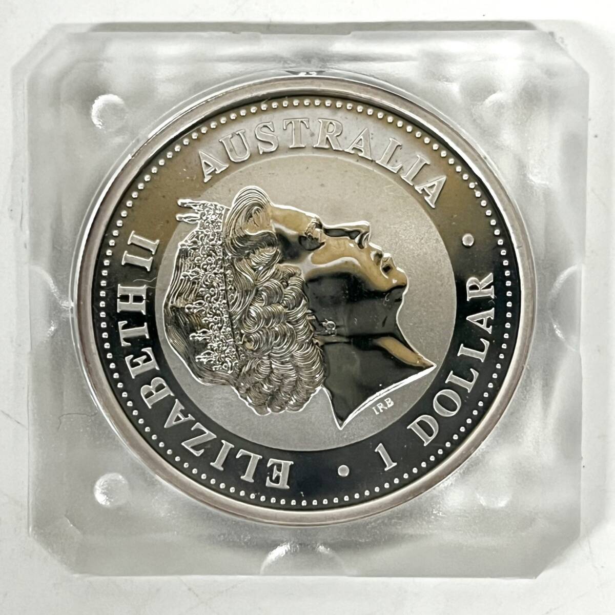 1円~【コレクター放出品】オーストラリア 1999年 カワセミ 1オンス 1ドル 銀貨 純銀 999 SILVER 量目約31.5g エリザベス2世 コイン G180226の画像1
