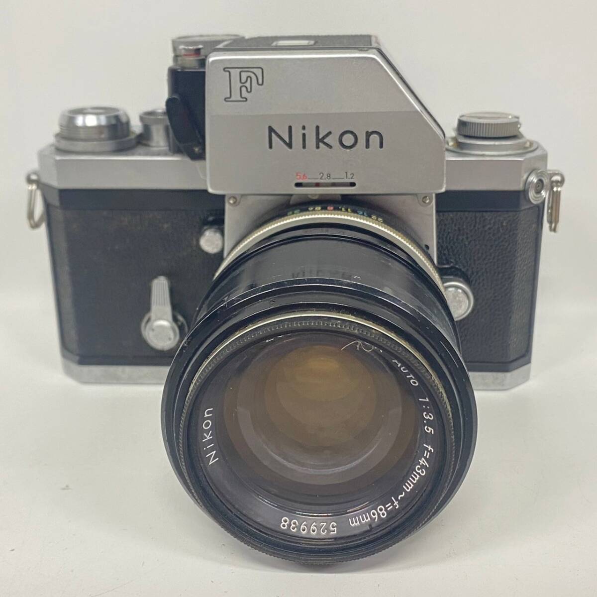 1円~【動作未確認】ニコン Nikon F 中期型 フォトミックFTN NIKKOR 1:3.5 f=43-86mm 50mm 1:2.8 LPL 1:4.5 f=50mm カメラ レンズ G123130の画像2